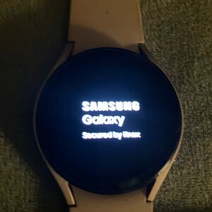 Samsung Galaxy Smartwatch with Pink Band